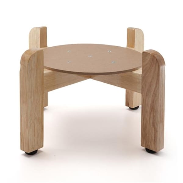 Bluewave Lifestyle PKSC810 Counter Natural Varnish Wood Stand; 7.5 in. PKSC810 - main